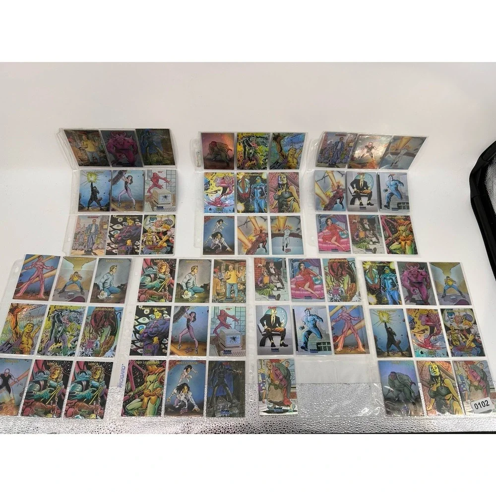 1993 The River Group Defiant Comics Plasm Zero Holographic Trading Card Lot